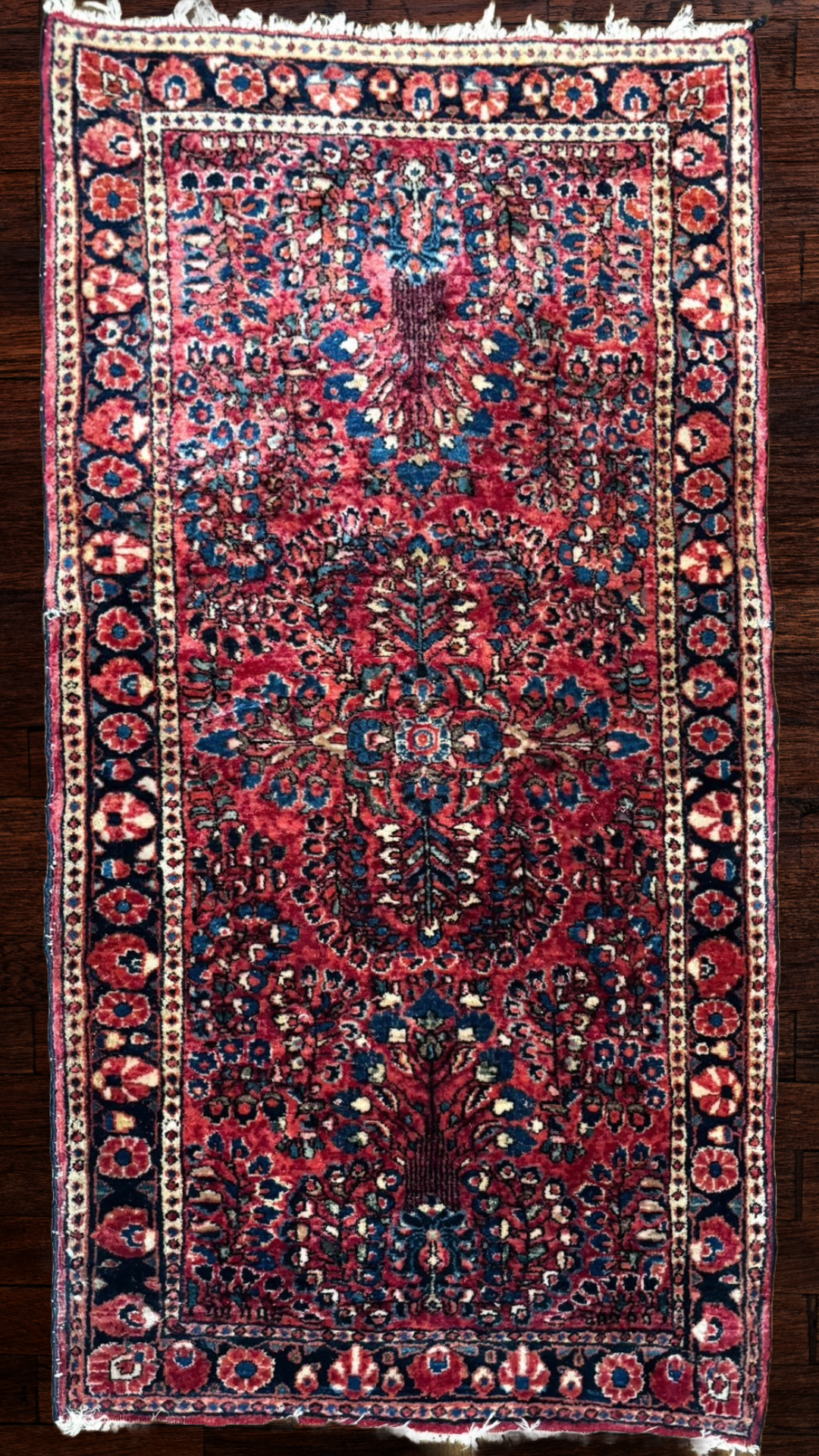 Antique Persian Sarouk Rug