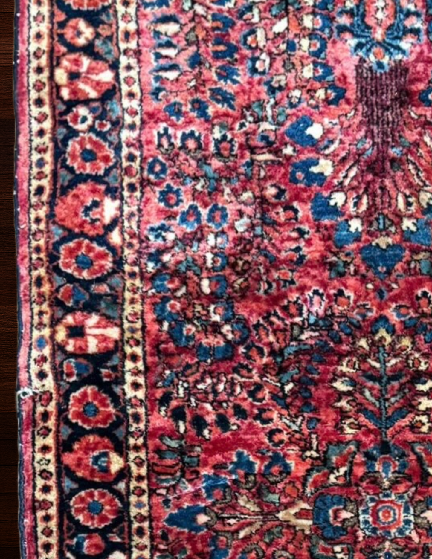 Antique Persian Sarouk Rug